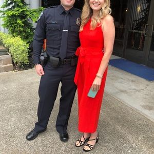 Banana republic jumpsuit wide leg, formal, wedding, work